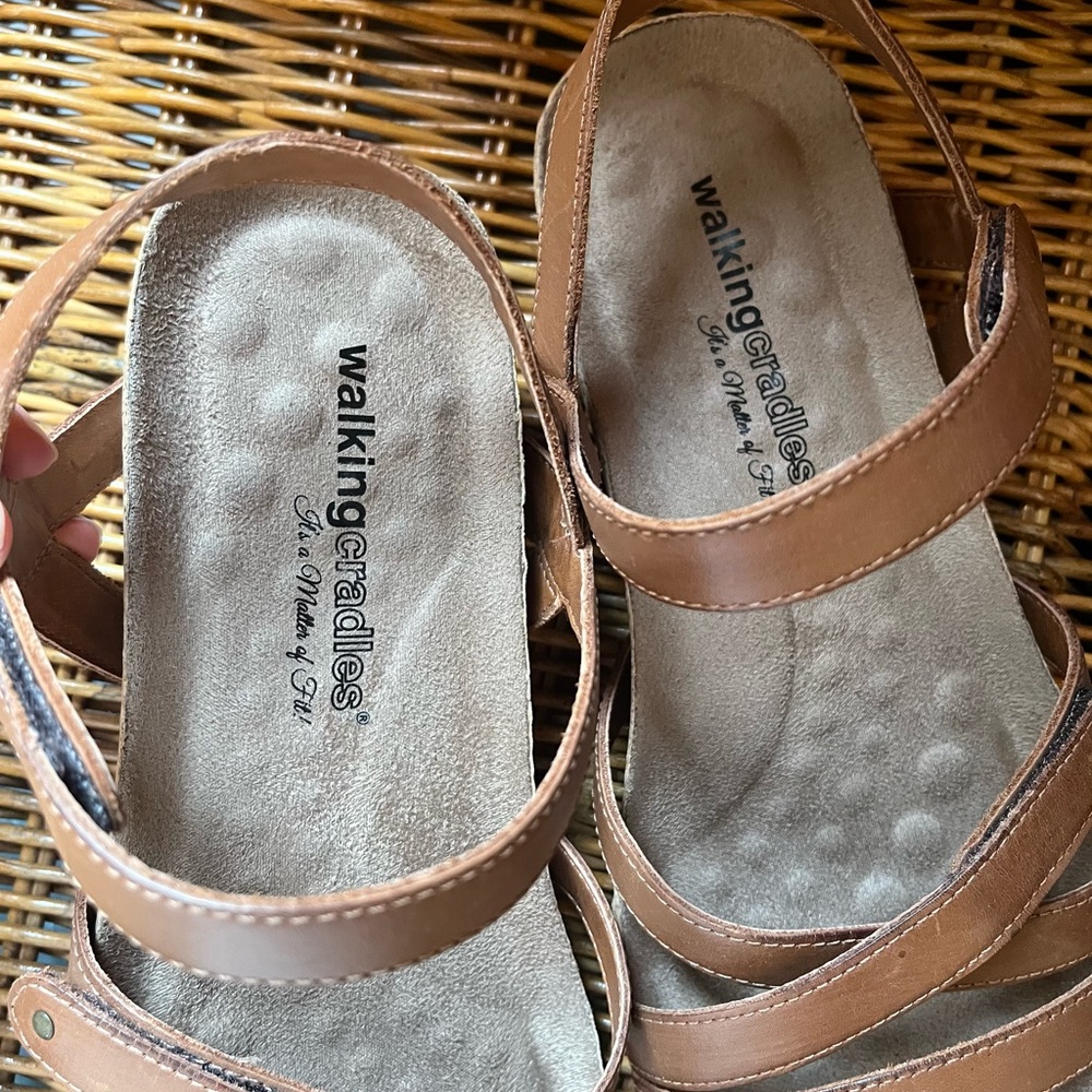 Walking Cradle Pool leather sandals - Picture 5 of 12